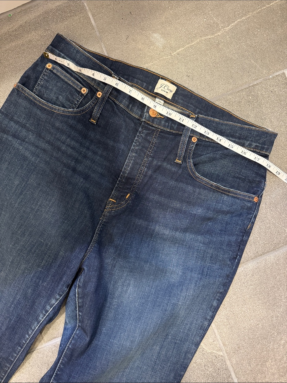 J. Crew Curvy Full-Length Demi-Boot Jeans  (Size 33) - Picture 3 of 7